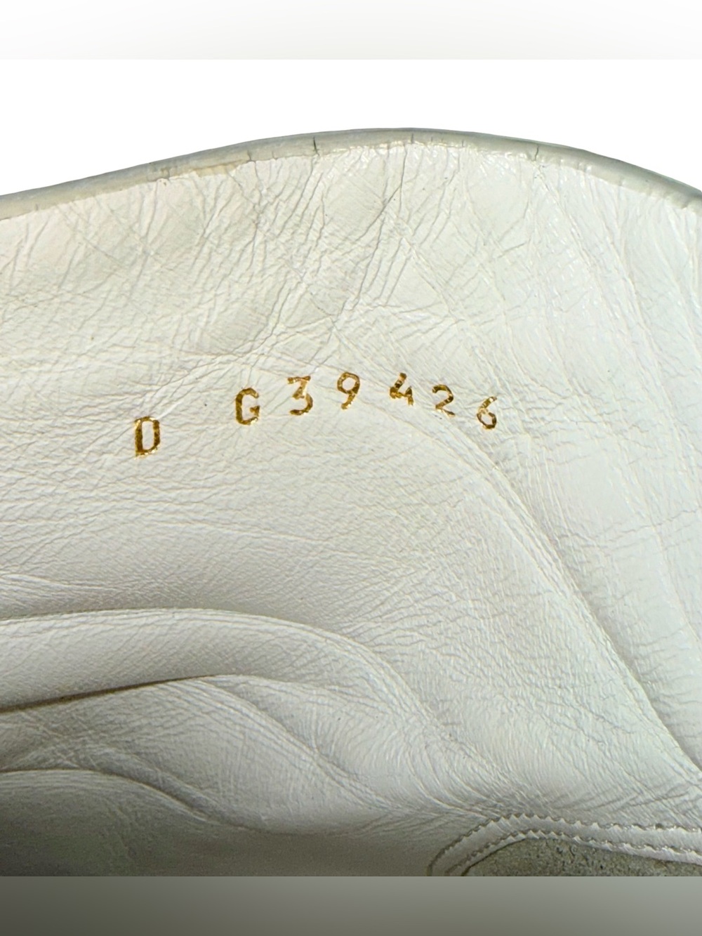 CHANEL WHITE LAMBSKIN ANKLE BOOTS WITH BLACK CAP TOES - Picture 12 of 15